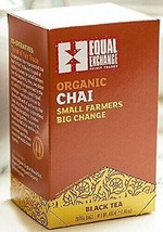 Equal Exchange Organic Black Tea Chai - 20 Tea Bags - £8.85 GBP