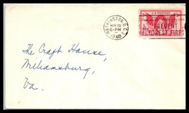 1948 US Cover - Washington DC to Williamsburg, Virginia A25 - £2.35 GBP