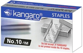 Staples Kangaro Regular Stapler Pins No 10  Metallic 1 pack of 1000 pins - $5.25