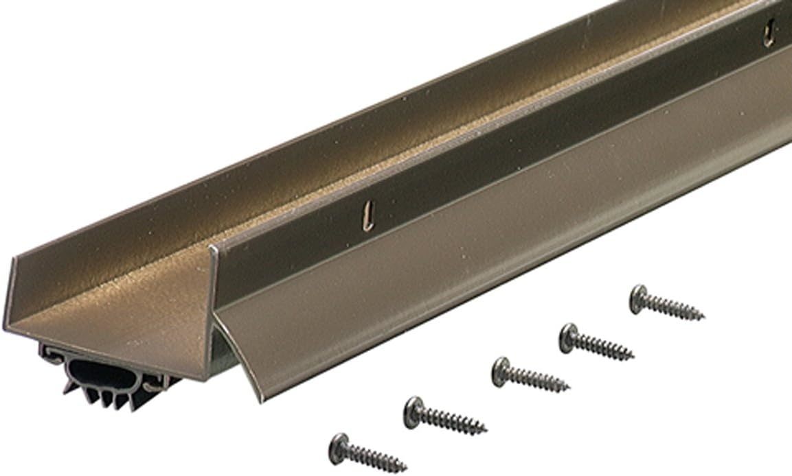 M-D Building Products 69562 48 In. Bronze Aluminum U-Shape, On Under Doo... - $39.98