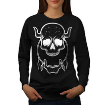 Scary Face Jumper Satan Skull Women Sweatshirt - £14.19 GBP