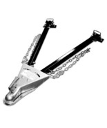 Universal 5000LBS Adjustable Bumper Mount A-Frame Tow Bar w/Chains RV Ca... - $112.19