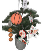 New 2017 Hobby Lobby Basketball Ornament Lot Of 4 - $419.26 MXN