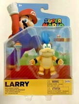 New Jakks 40872 World Of Nintendo Mario 4-Inch Larry With Magic Wand Mini-Figure - £29.99 GBP