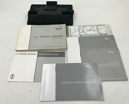 2012 Nissan Versa Owners Manual Handbook Set with Case OEM H02B06004 - £35.54 GBP
