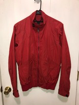 Marc by Marc Jacobs Men&#39;s Small Full Zip Mesh Lined Red Windbreaker - $34.65