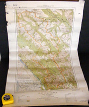 1955 Map Kootenay Park Alberta BC - £19.91 GBP