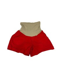 Motherhood Maternity Secret Fit Belly Red Shorts Size Small - $19.65