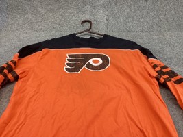 Philadelphia Flyers Shirt Mens Medium NHL  Reebok Face off Collection Hockey m - £14.23 GBP