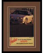 1989 Pontiac / New England Patriots 11x14 Framed ORIGINAL Vintage Advert... - £27.28 GBP