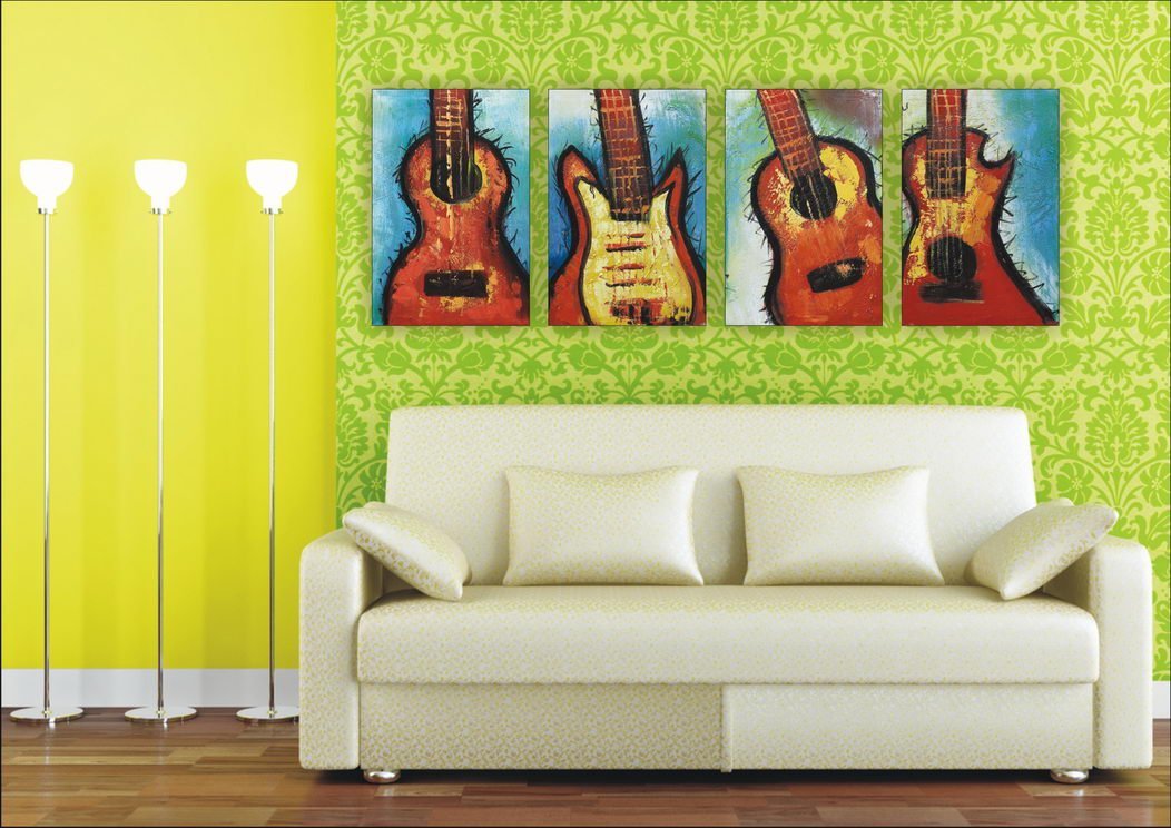Modern Abstract Art Oil Painting STRETCHED READY TO HANG OPZ-4-13