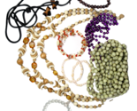 Mixed Lot of Costume Jewelry Beads Necklaces and Bracelets - £23.66 GBP