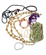 Mixed Lot of Costume Jewelry Beads Necklaces and Bracelets - $29.95