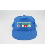 Vintage Adjust-a-hat St. Thomas Hat Snap Back Embroidered Blue - £10.23 GBP