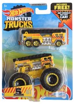 Hot Wheels Monster Trucks 5 Alarm, [Yellow] Includes Die Cast Car 1:64 S... - £7.70 GBP