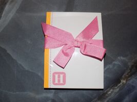 Hallmark H Monogram Stationery/Note Pad 150 Sheets NEW  - $15.00