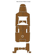 Mako 25 Swim Platform Cockpit Boat EVA Teak Deck Mat Floor Pad Self Adhe... - $1,913.42 CAD