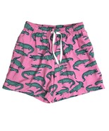 Chubbies Swim Trunks Pink Green Alligator Print 5.5” Inseam Beach Mens S... - €15,56 EUR
