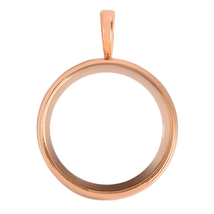 Origami Owl Living Locket (New) Medium Rose Gold Modern Hinged (LK1096) - £21.10 GBP