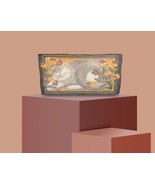 E Smithson Resin Wall Plaque 3D Cat Folk Art Sleeping Kitty Garden Flowe... - £19.03 GBP