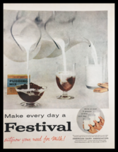 1955 Festival Milk American Dairy Association Vintage Print Ad - £11.21 GBP