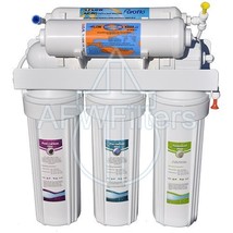 6 Stage Zoi Delta Reverse Osmosis Water Filter System with DI Filter (50... - £202.58 GBP