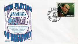 US 3347 FDC GAMM cachet Broadway Songwriter Lorenz Hart ZAYIX 0824-M0102 - £3.73 GBP