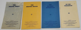 Masonic Service Committee 4 pamphlets Grand Lodge of Iowa Masons Freemasonry - £17.12 GBP