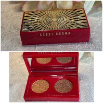 Bobbi Brown Luxe Eye Shadow Duo TORCHED + BLAZED BROWN - NWOB LimEd Free... - $12.82