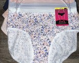 Maidenform ~ 5-Pair Women&#39;s Hipster Underwear Cotton Blend Multicolor (A... - $29.07