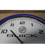 Wall Clock Buick Regal LaCrosse Enclave Licensed GM Blue White Quartz WA... - $20.43 CAD