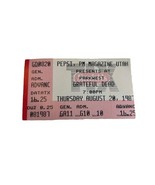 GRATEFUL DEAD TICKET 08-20-1987 PARK WEST SKI RESORT UTAH GARCIA WEIR - €47,77 EUR