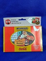 1998 Coca Cola Santa Claus 2 Decks of Playing Cards In Collectible Stora... - $14.01