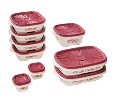 Pioneer Woman ~ 18 Piece Food Storage Container Set ~ Fluttering Fancies... - £23.64 GBP