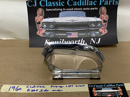 OEM 60 Cadillac RIGHT PASSENGER SIDE OUTER PARKING  LIGHT LAMP BEZEL TRIM - $94.04