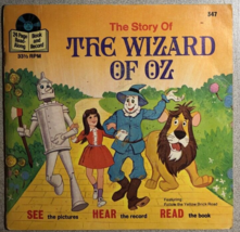 THE WIZARD OF OZ (1978) softcover book with 33-1/3 RPM record - £10.90 GBP