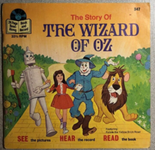 THE WIZARD OF OZ (1978) softcover book with 33-1/3 RPM record - £11.04 GBP