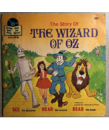 THE WIZARD OF OZ (1978) softcover book with 33-1/3 RPM record - £10.89 GBP