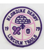 Vintage 1979 Klondike Derby Lincoln Trails Purple Boy Scouts BSA Camp Patch - £9.19 GBP