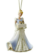 Lenox Disney Princess Cinderella Ornament Holding Gift 4.75&quot;H #879476 New - £34.29 GBP