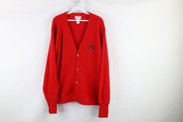 Vintage 90s Streetwear Grunge Mens Size Large Knit Button Cardigan Sweat... - $44.50