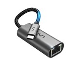 USB C to Ethernet Adapter, uni Driver Free RJ45 to USB C [Thunderbolt 3/... - £28.11 GBP