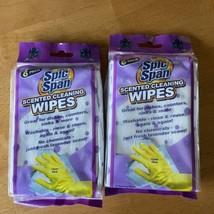 2 Spic And Span Scented Lavender Cleaning Wipes Packs of 6 New Sealed 12 Total - £7.69 GBP