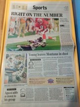 1995 Boston Globe Sports Page Super Bowl XXIX San 49ers vs Chargers - £6.78 GBP