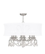 Livex Lighting 6308-91 Newcastle Chandelier Brushed Nickel - $813.61 CAD