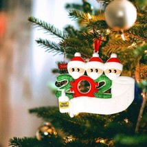 Personalized Christmas Ornaments Decorations 2020 Family Xmas Tree (3 Pe... - $6.89