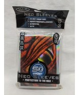 (1) (50) Pack Max Protection Red Dragon Eye Japanese Size Neo Sleeves 70... - £31.55 GBP