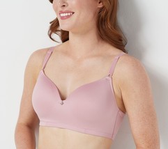 Breezies Smooth Curves Wirefree T-Shirt Bra in Mauve 34 DD - £12.99 GBP