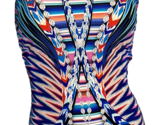 Gotten Women&#39;s Bandeau One-Piece Swimsuit Multicolored Size 10 - £22.82 GBP