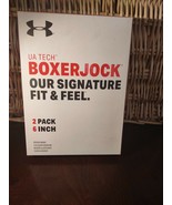 UA Tech Boxerjock Our Signature Fit&amp; Feel 2 Pack 6 Inch 3 XL-Brand New-S... - $845.79 MXN